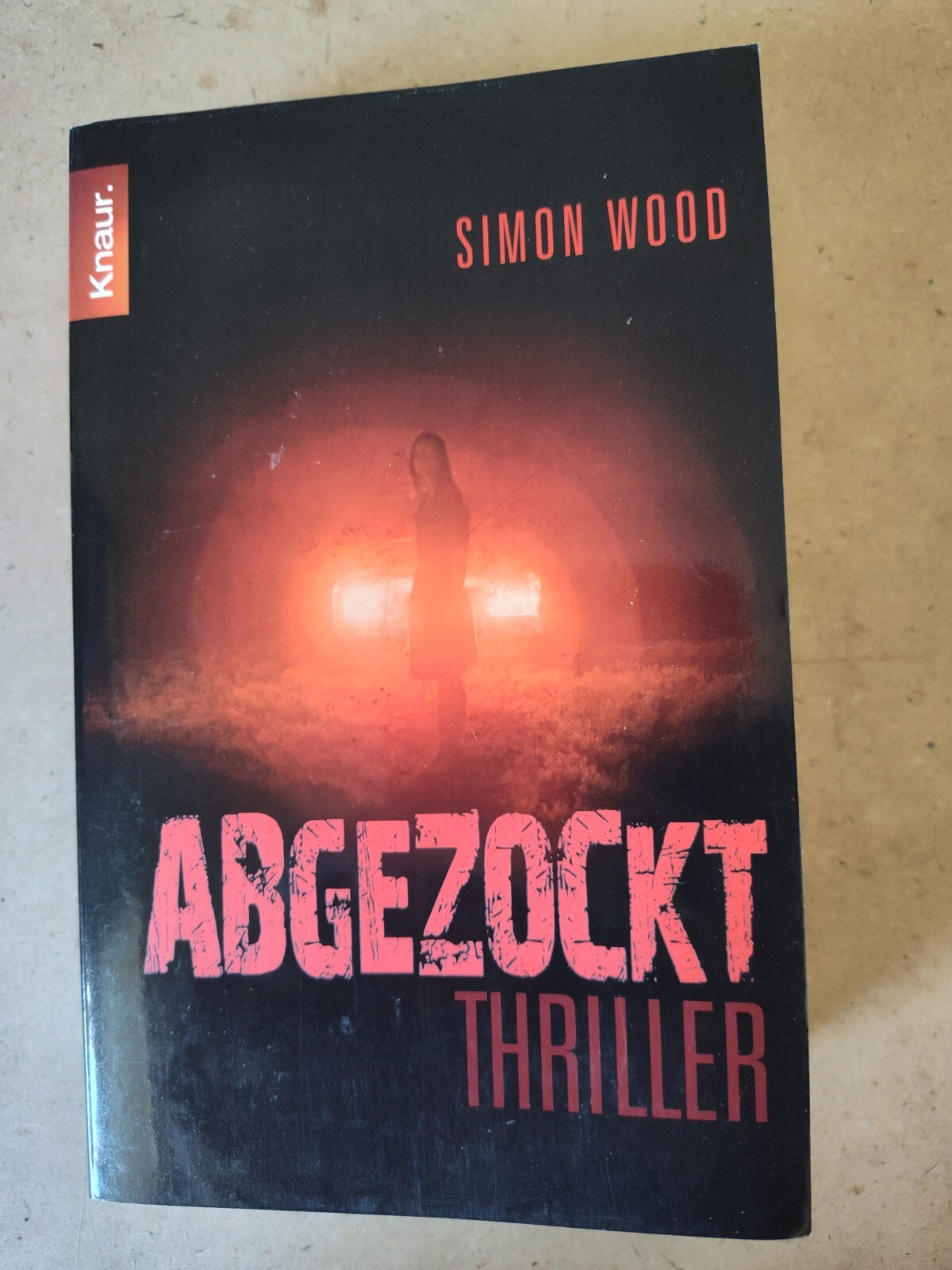 Abgezockt by Simon Wood (New, Paperback, Thriller) Autographed
