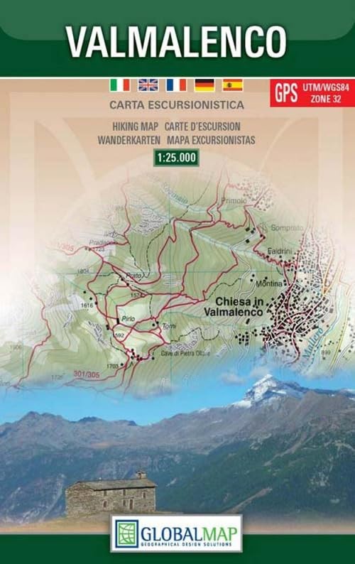 Valmalenco. Carta escursionistica 1:25.000 (cm 100×68). Ediz. (Map) (UK IMPORT)