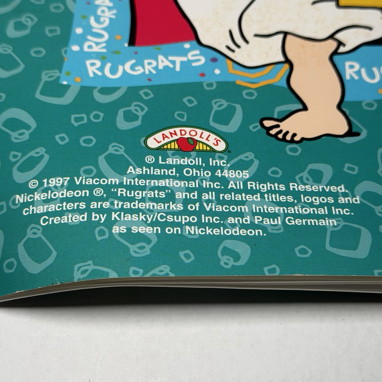 Nickelodeon RUGRATS Sticker and Coloring Book 16 PAGES/STICKERS 1997 Vintage
