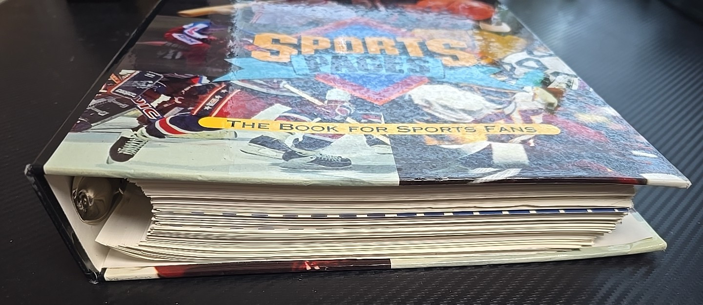 Vintage 1996 “Sports Pages: The Book For Sports Fans” Collector’s Hardcover Bind