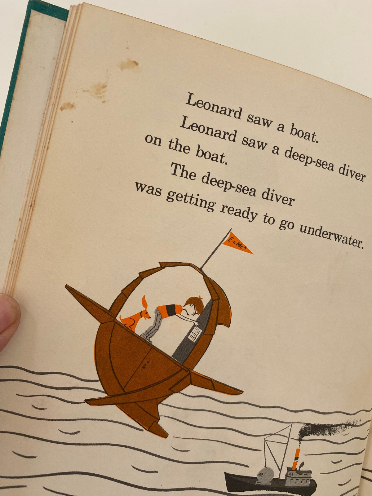 Leonard Visits the Ocean Floor – Gene Darby – Hardcover Book 1965 Marine Life