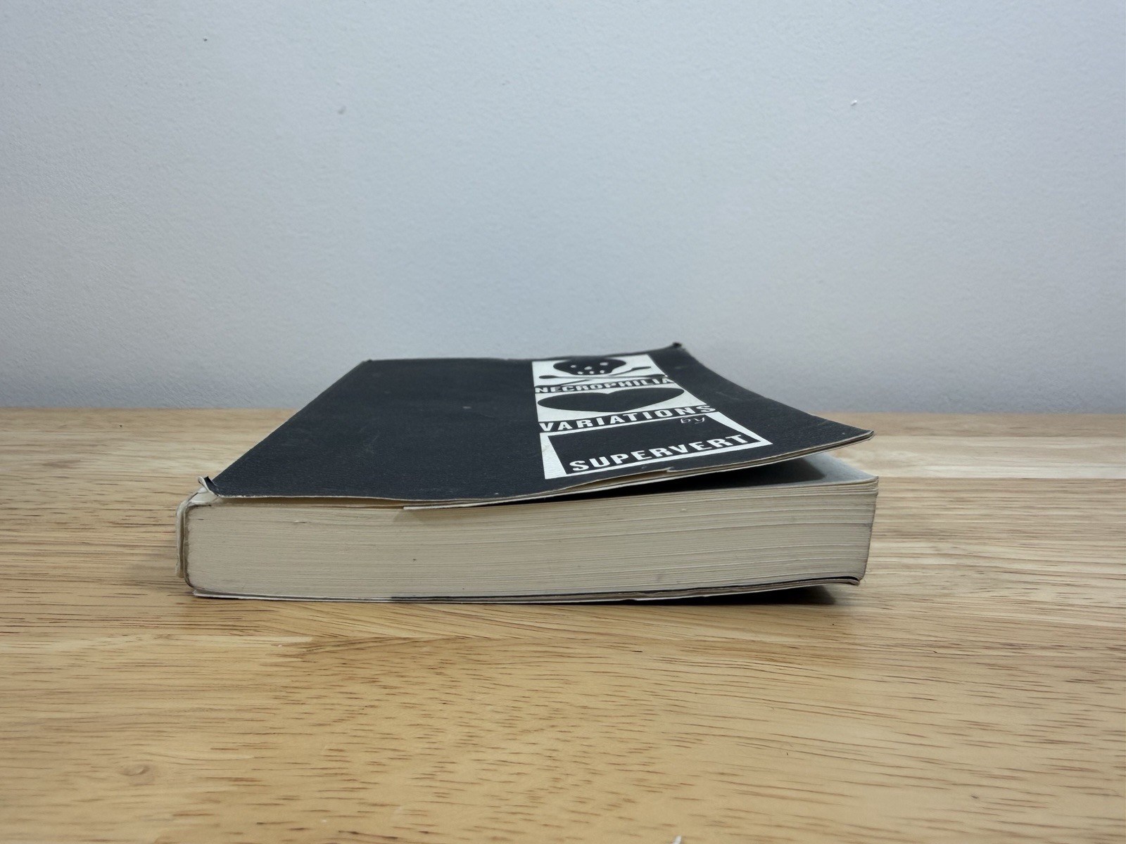 Necrophilia Variations Supervert paperback Collectible – Very Good