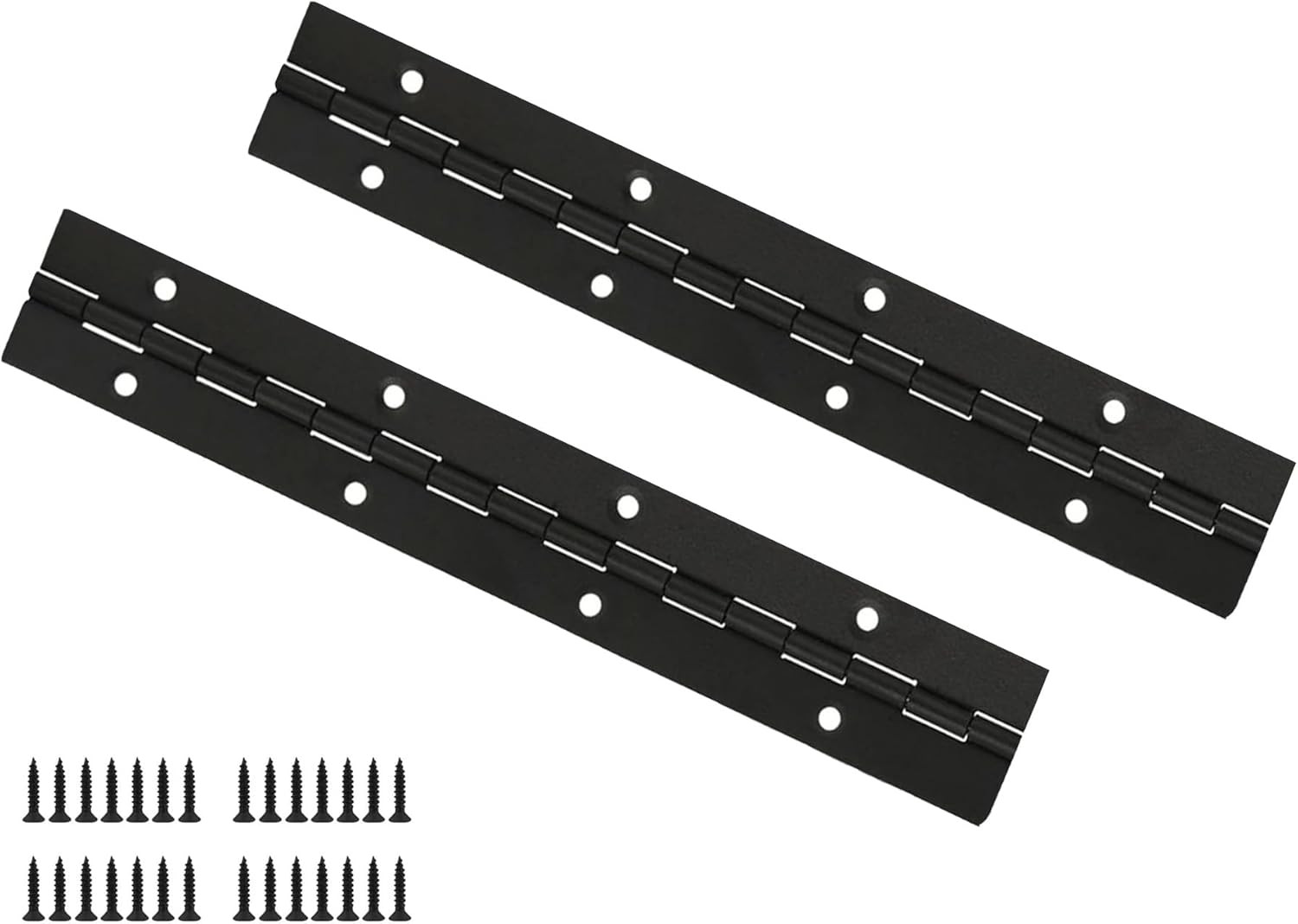 Continuous & Piano Hinges, Black Stainless Steel 304 Continuous Folding Hinges f