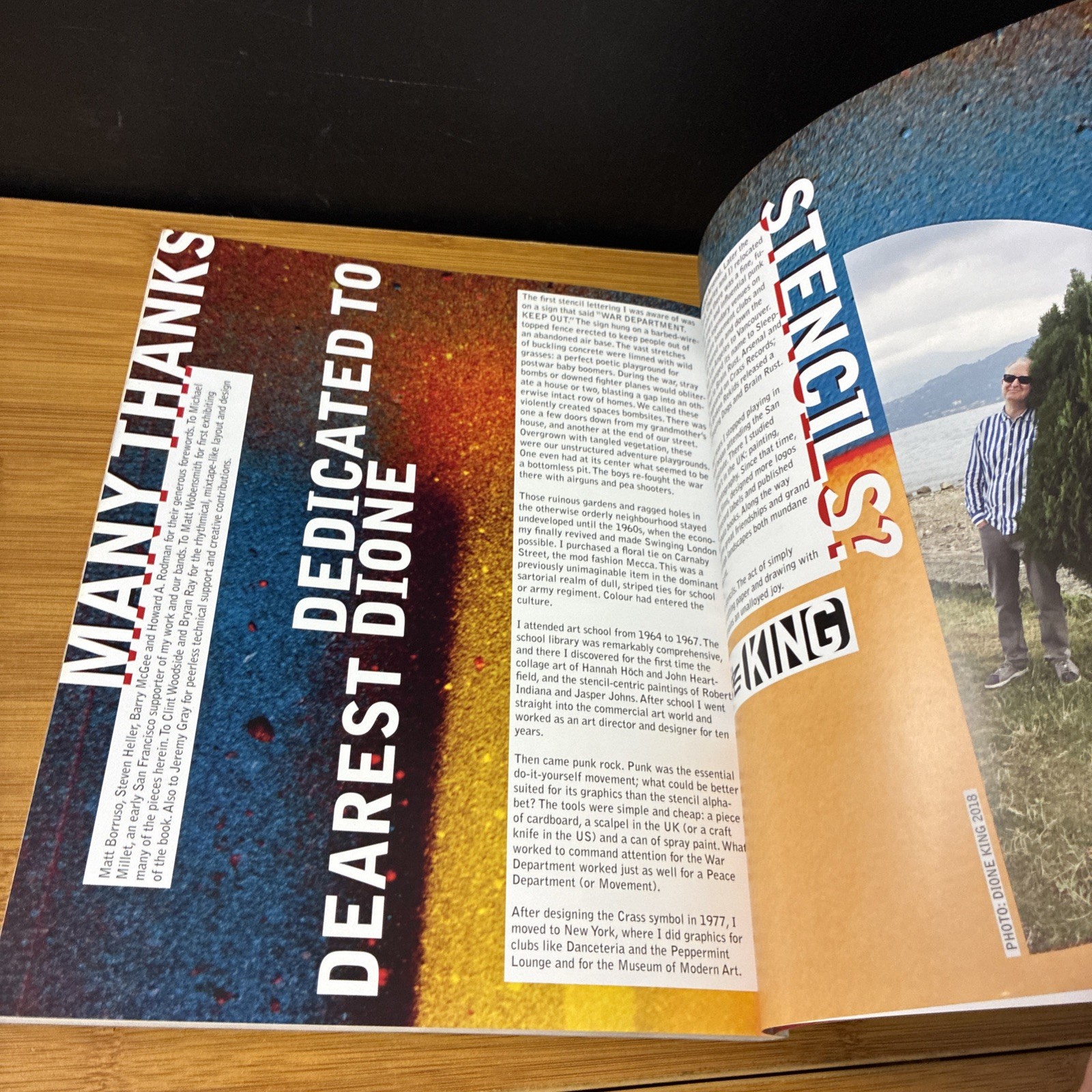 David King Stencils Past, Present & Crass!, Paperback 2020 First Printing Gingko