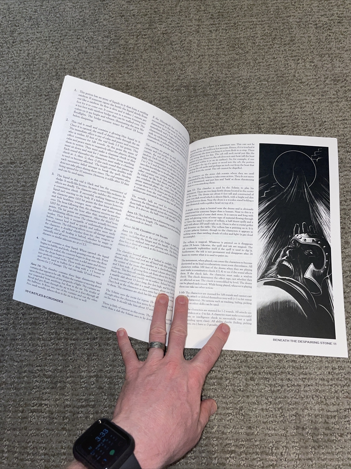CASTLES & CRUSASDES A7 BENEATH THE DESPAIRING STONE By Davis Chenault TLG 80207