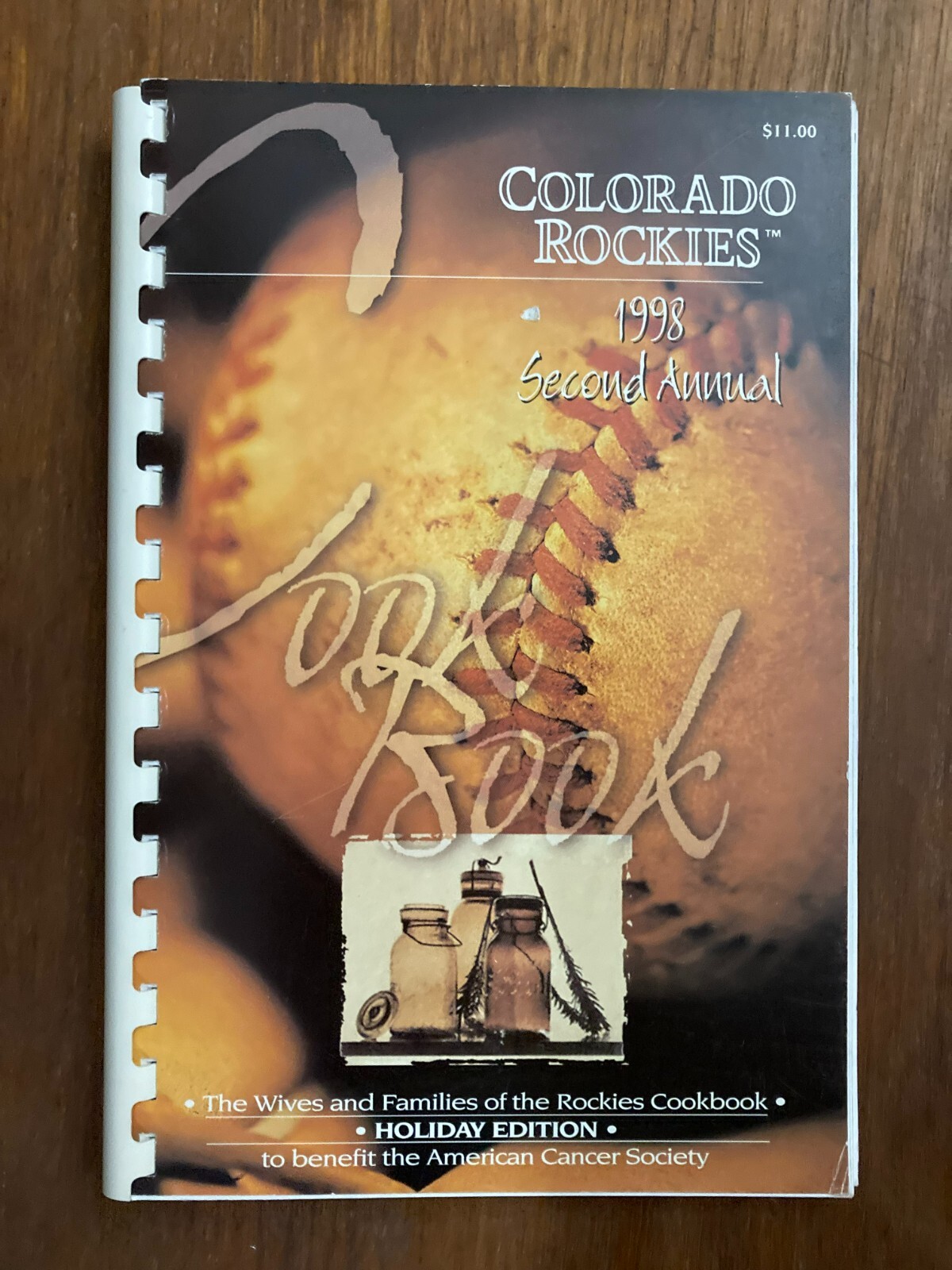 vintage Colorado Rockies MLB Baseball 1998 Second Annual 2nd Cookbook Cook Book