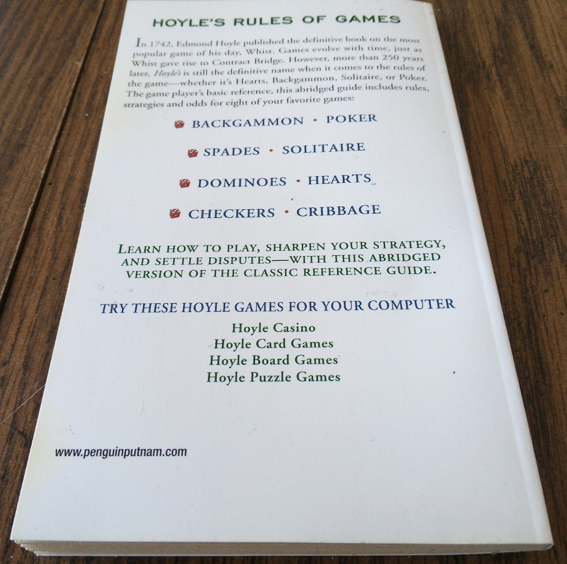 Hoyle’s 8 Favorite Games By Albert H. Morehead And Geoffrey Mott-Smith(2001)