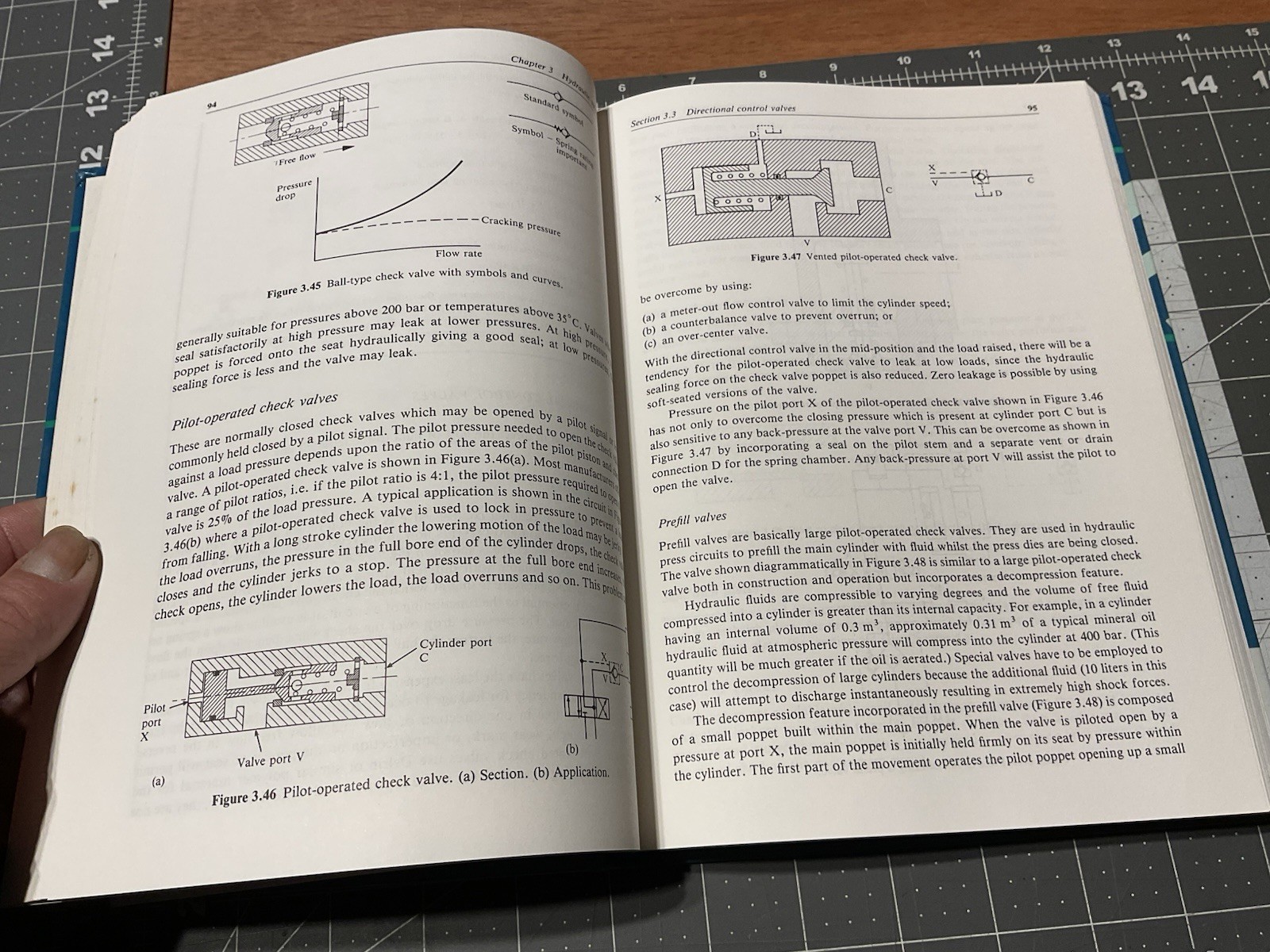 Power Hydraulics By Michael J. Pinches & John G. Ashby Hardcover, 1989, A3