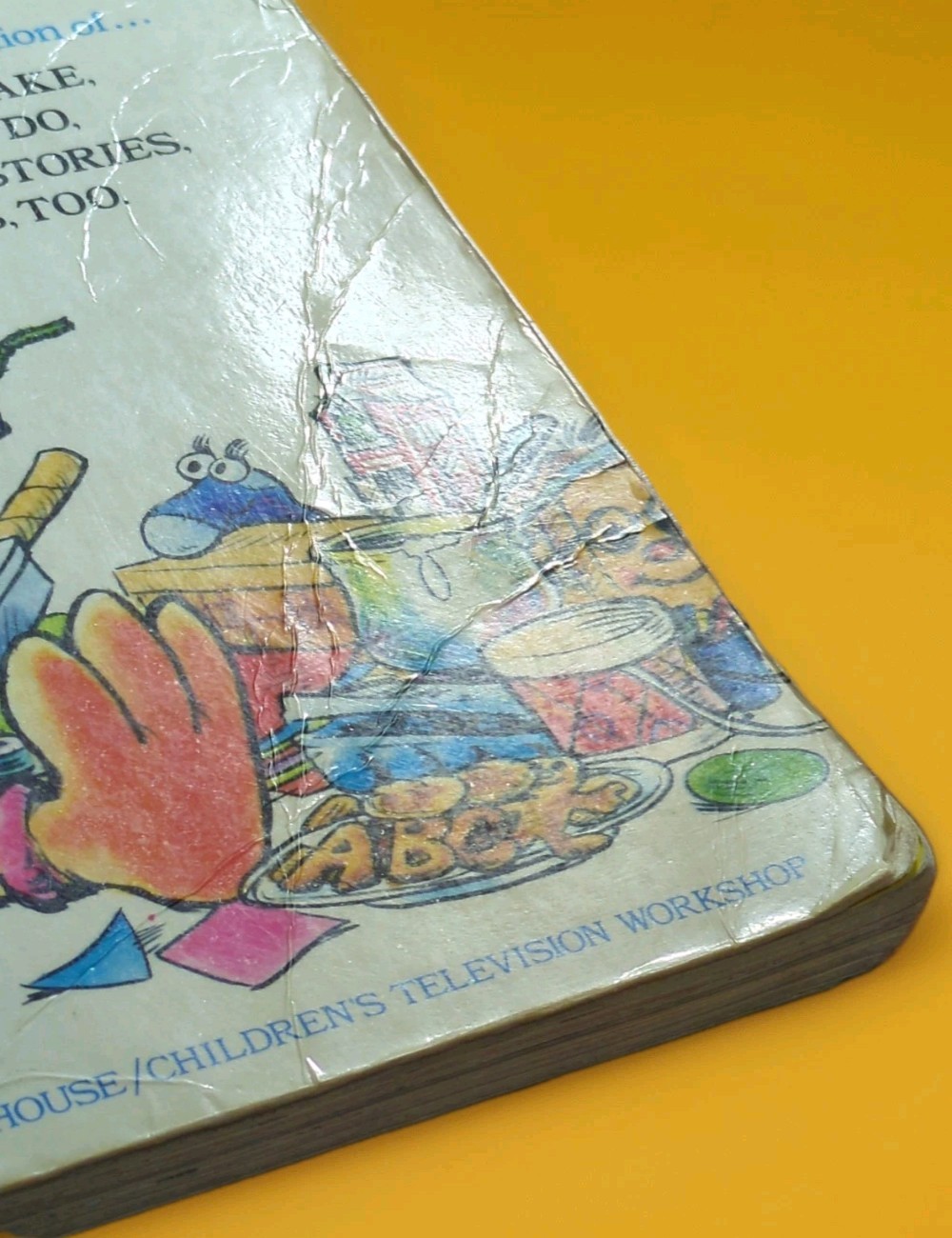 Sesame Street CTW Big Bird’s Busy Book, Starring Jim Henson’s Muppets 1975 Vtg