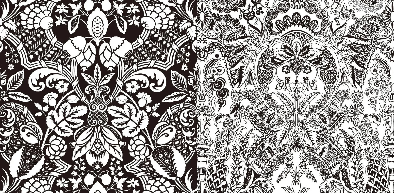 Japan NEW Decorative Patterns Coloring Book Refreshing 72 Pages 9.25×9.45 inches