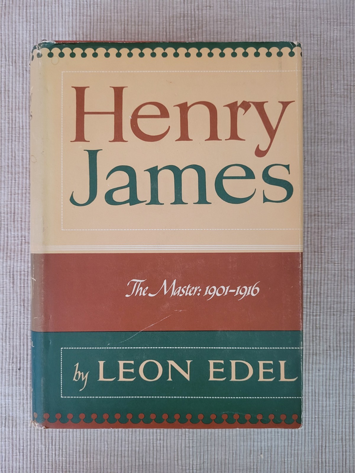 Leon Edel Henry James Biography Complete 5 Vol Set Lippincott Hardcover DJs