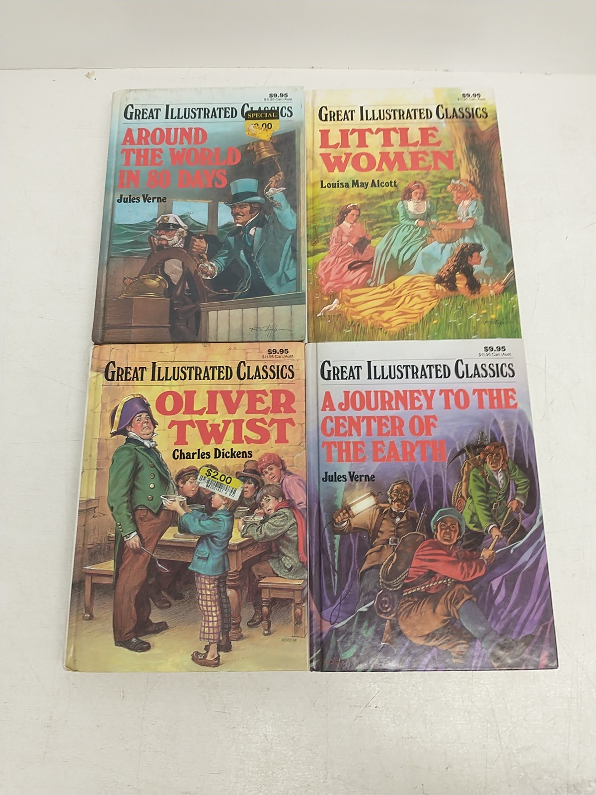 Great Illustrated Classics Series Lot of 32 Baronet Books No Duplicates