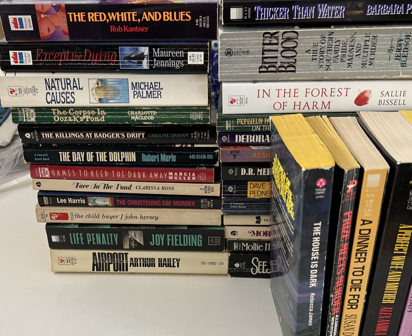 Lot of 10 Mystery Suspense Thriller Paperbacks Random Mix Good to Like New
