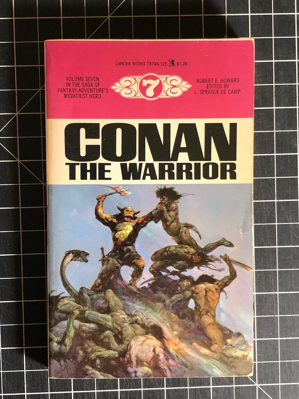 Conan The Warrior by Robert E. Howard Lancer Books 78746 $1.25