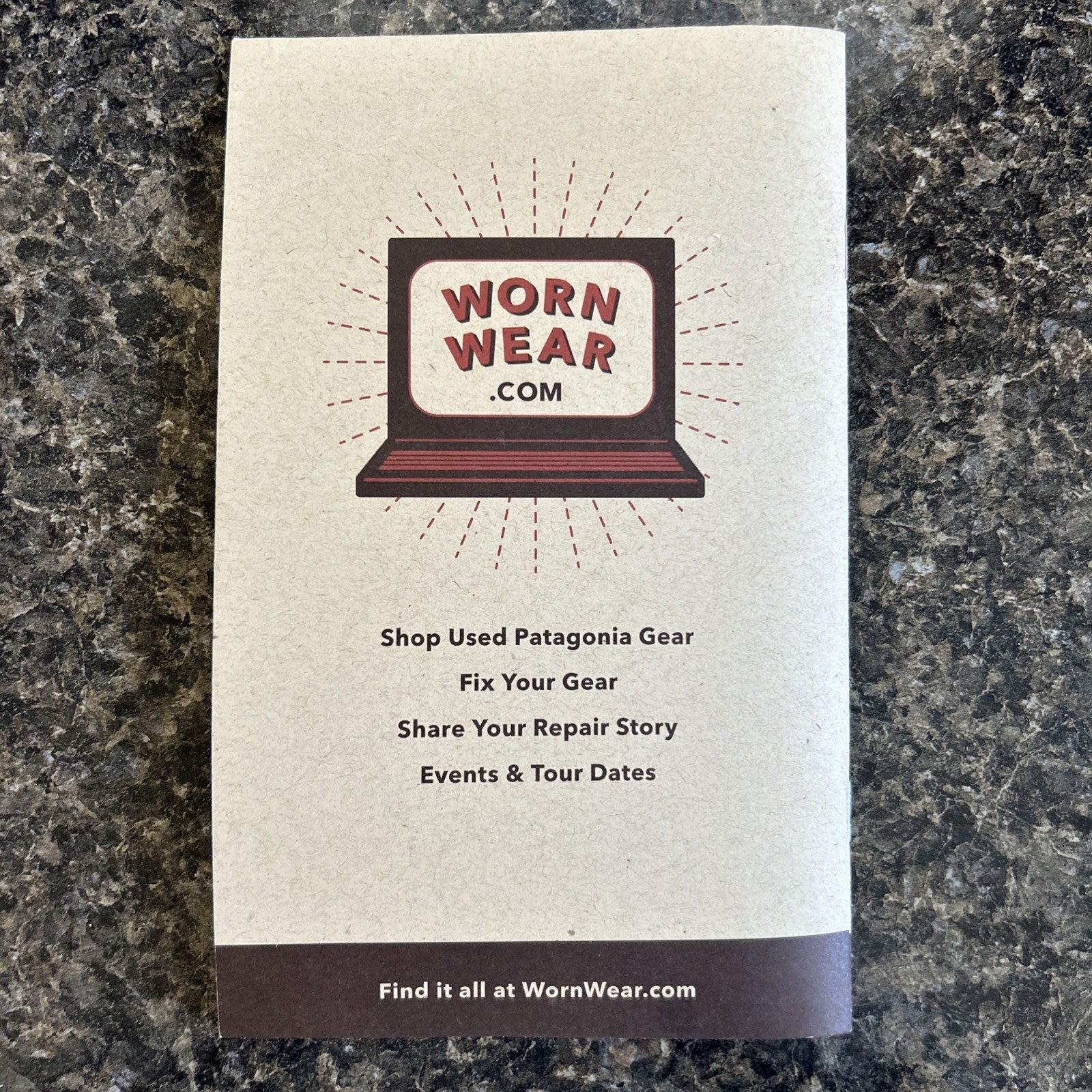 Patagonia Official DIY Repair Guide Booklet Fix It Book DIY Manual Worn Wear
