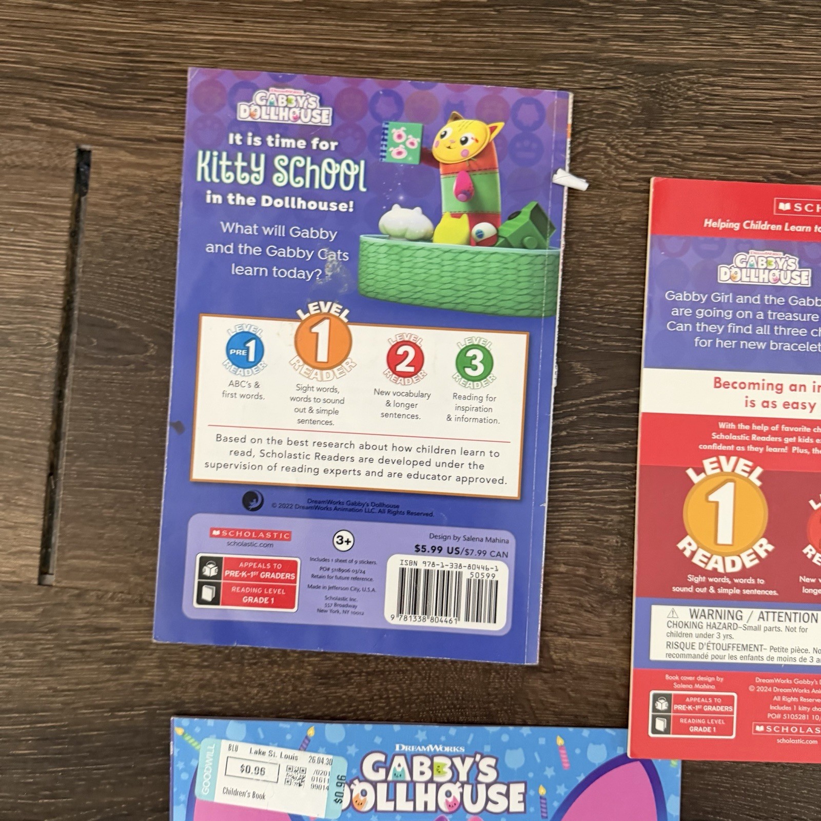 Gabby’s Dollhouse Book Lot 12 Scholastic Level 1 Reader Phonics CatRat