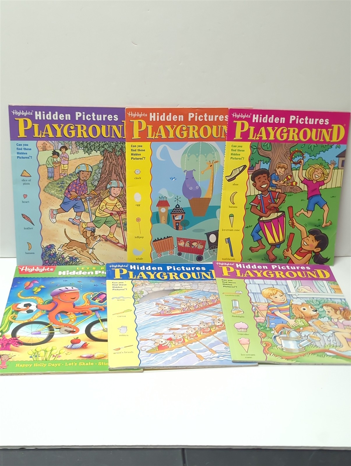 Lot of 16 Highlights Hidden Pictures Children’s Publications / Stickers