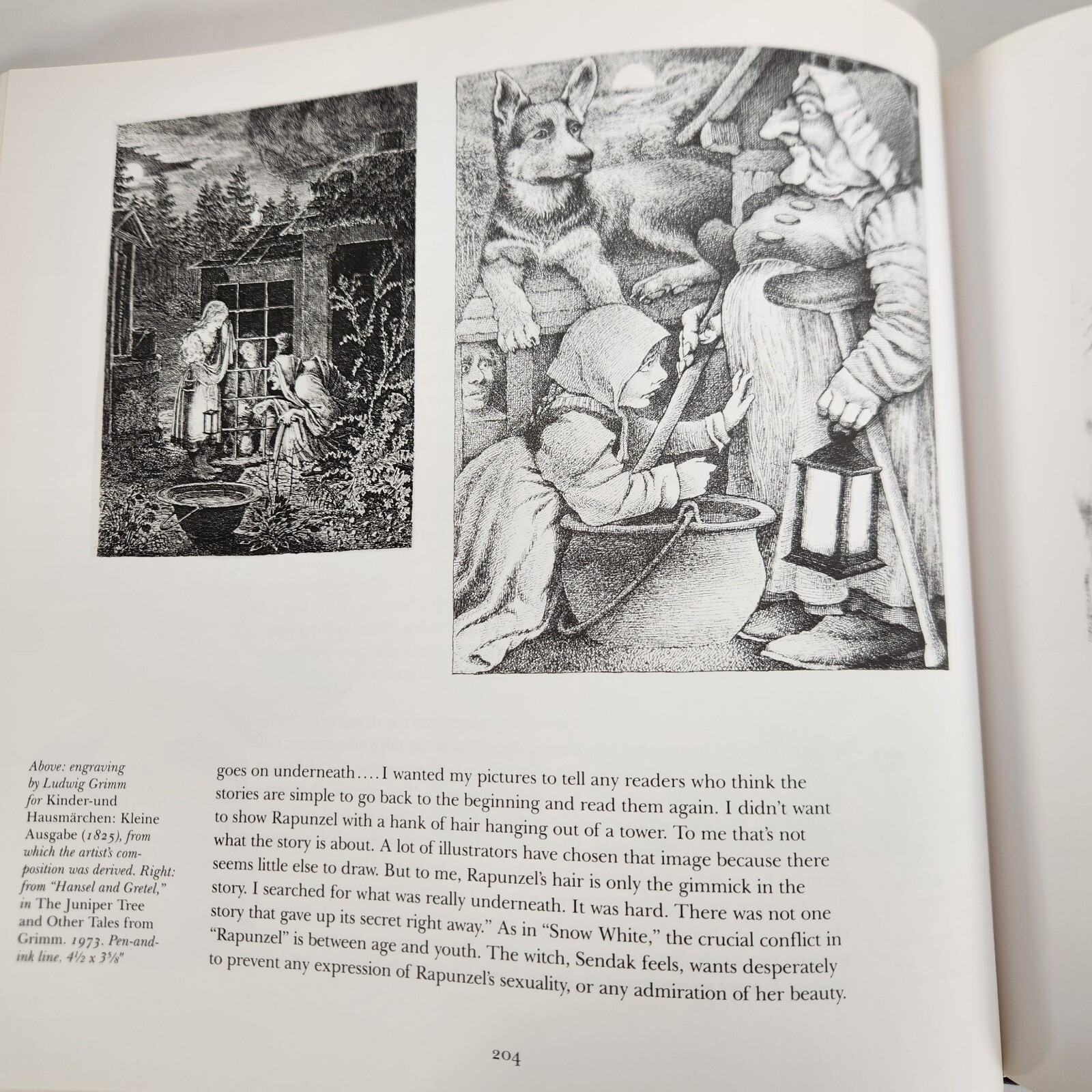The Art of Maurice Sendak 1984 Edition Selma Lanes Hardcover Fold Out Pages