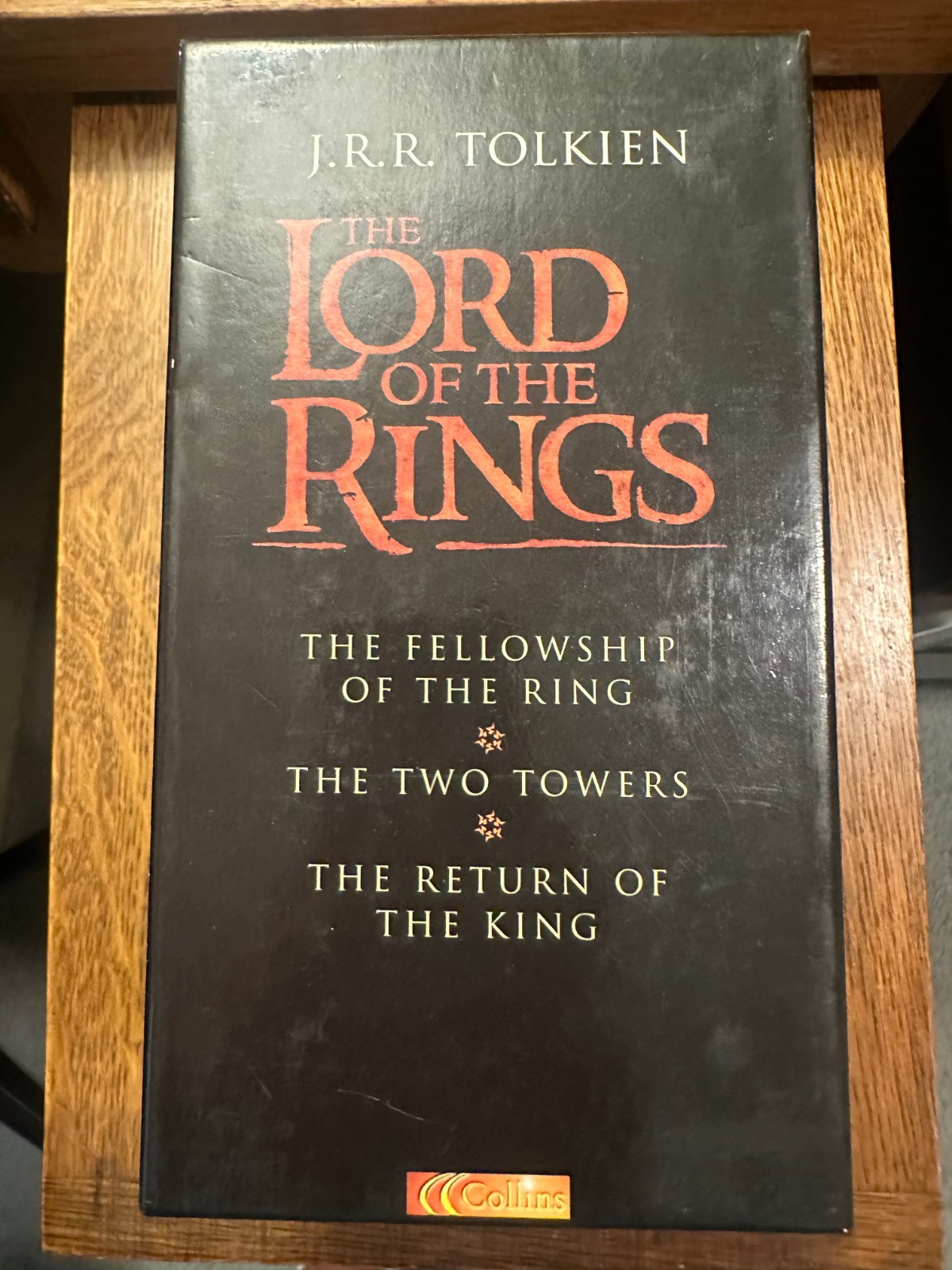 The Lord of the Rings by J.R.R. Tolkien 2001 PAPERBACK BOX SET HOBBIT FANTASY VG