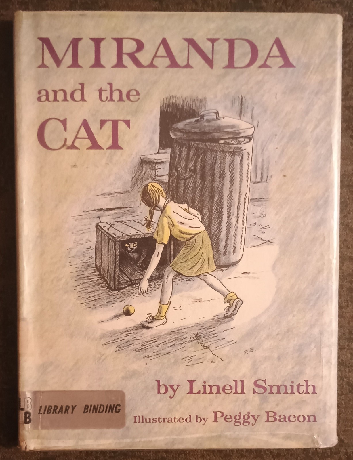Miranda and the Cat by Linell Smith – hardcover book – 1963 – 3rd printing
