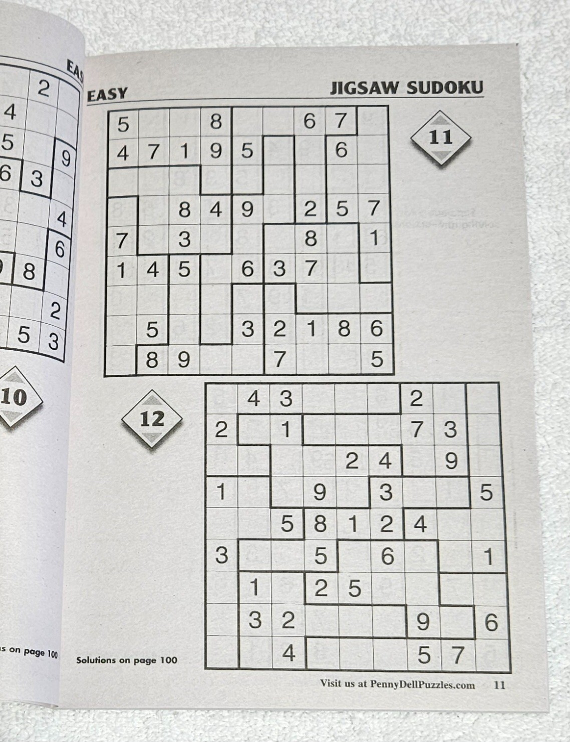 Lot of 5 Penny Press Dell Premium Favorites Sudoku E/Med Hard Challenger Extreme
