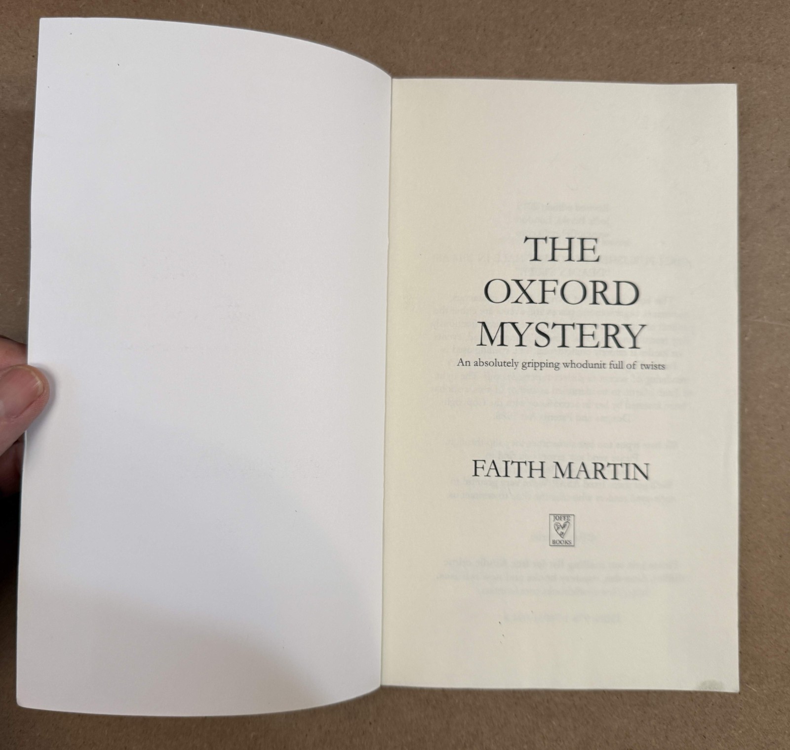 Lot of 4 Faith Martin (Joyce Cato): Travelling Cook Mysteries #1, 2, 4, 5 PB