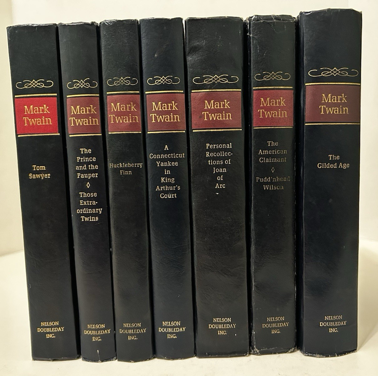 Complete Novels of Mark Twain 7 Volume Set – Nelson Doubleday Vintage hardcover