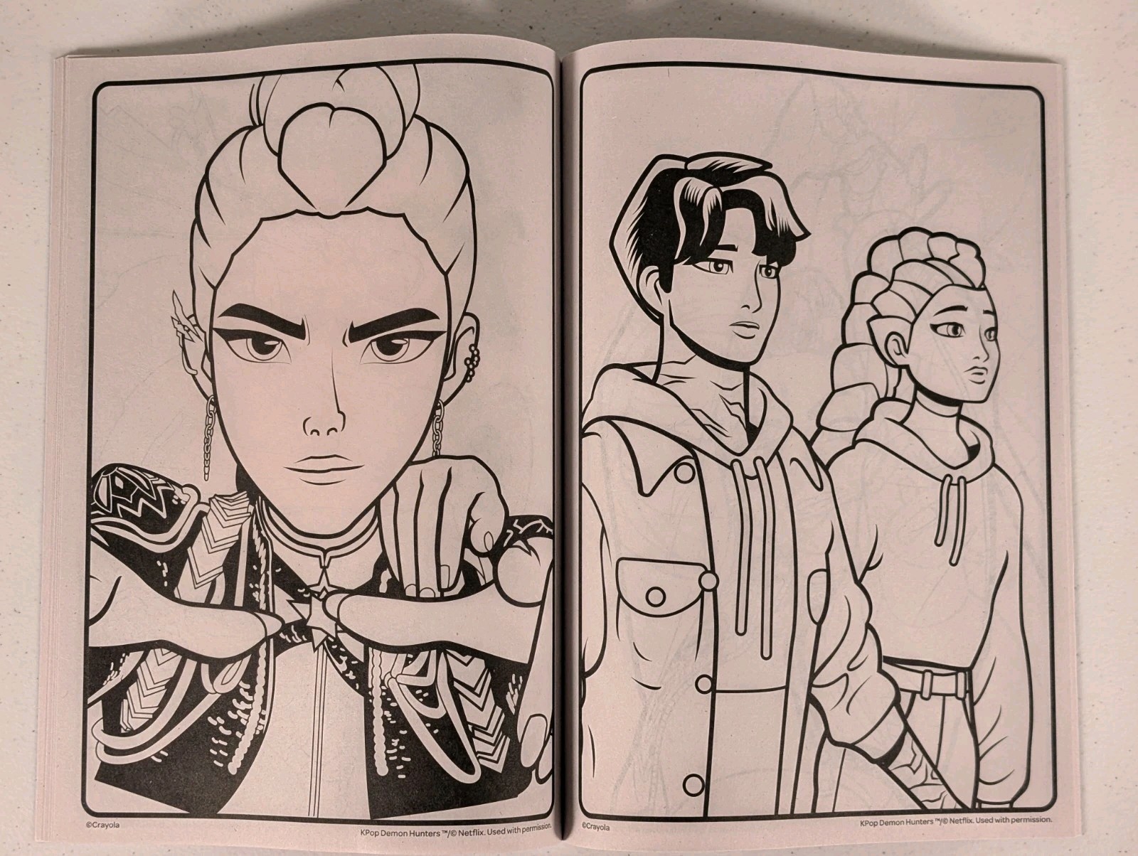 Crayola KPop Demon Hunters Coloring Book Anime Netflix Huntrix Saja Boys 64 Pg