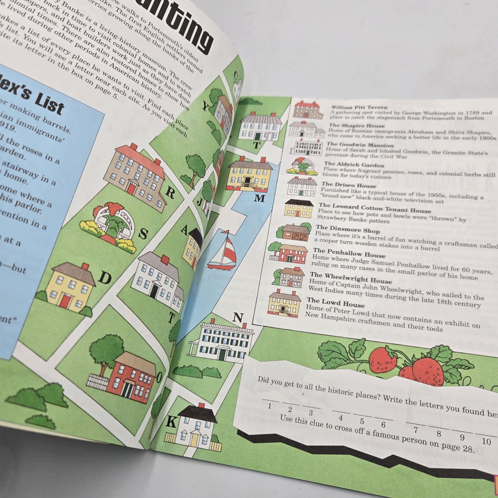 NEW Highlights Which Way USA? State New Hampshire includes Map Homeschool