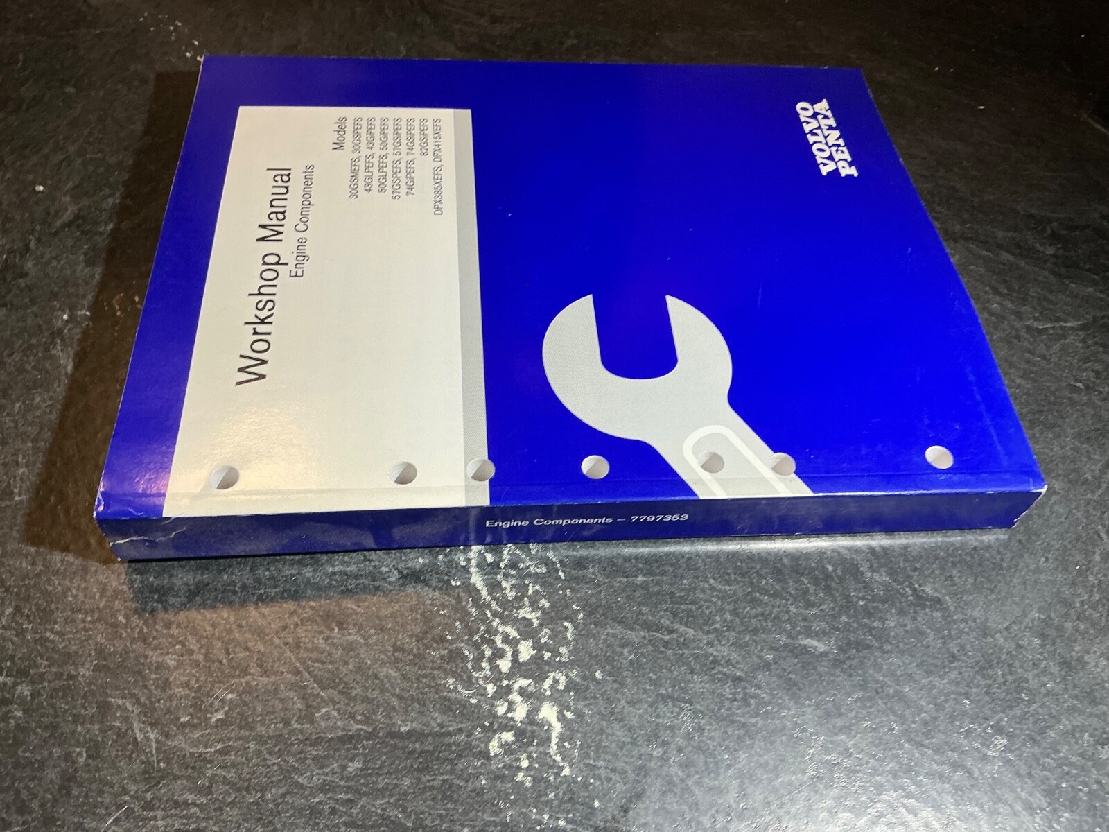 2000 Volvo Penta “EF” 3.0L, 4.3L, 5.0L, 5.7L, 7.4L, 8.2L Engine Workshop Manual