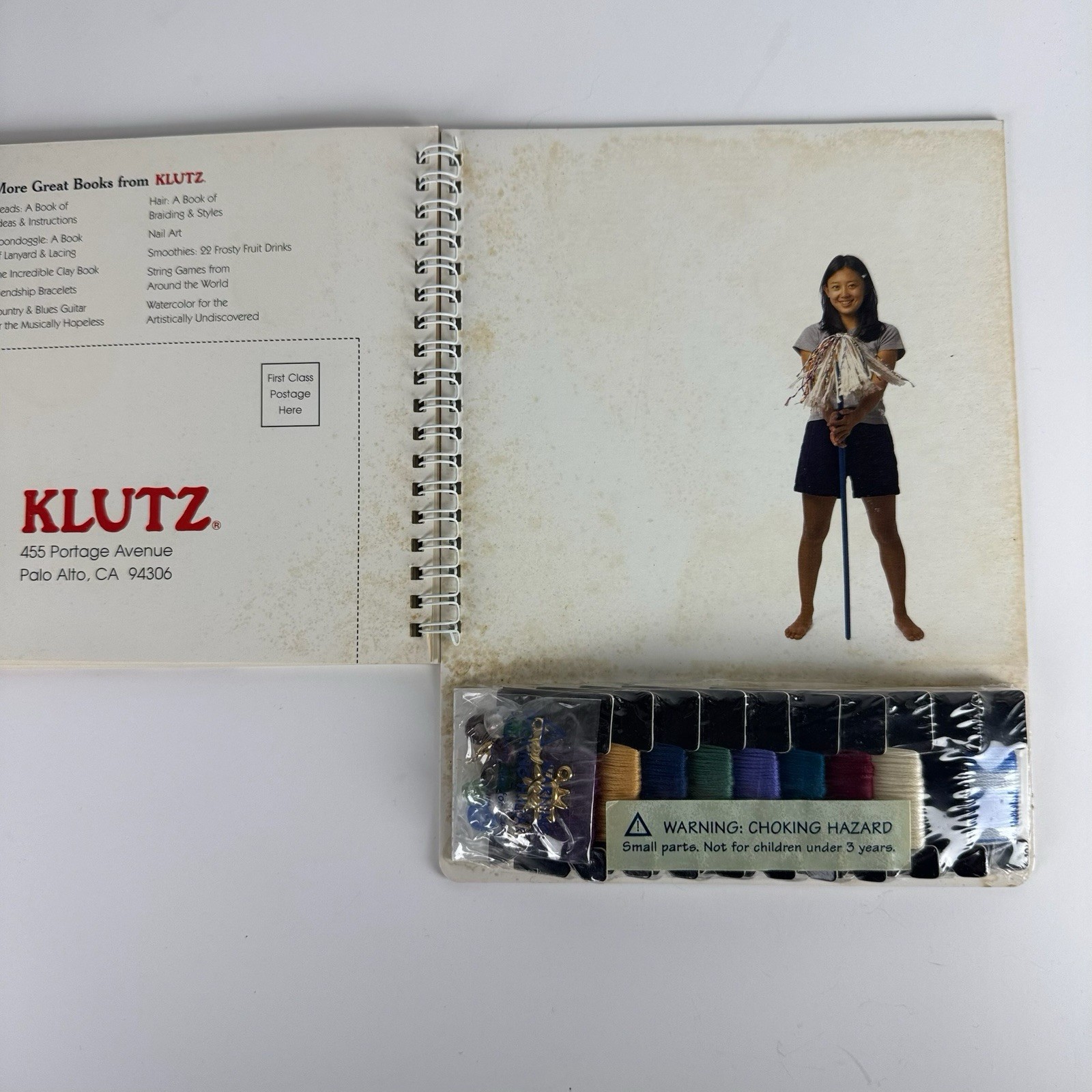 1998 Hair Wraps By Anne Akers /Klutz Certified. Accessories Included