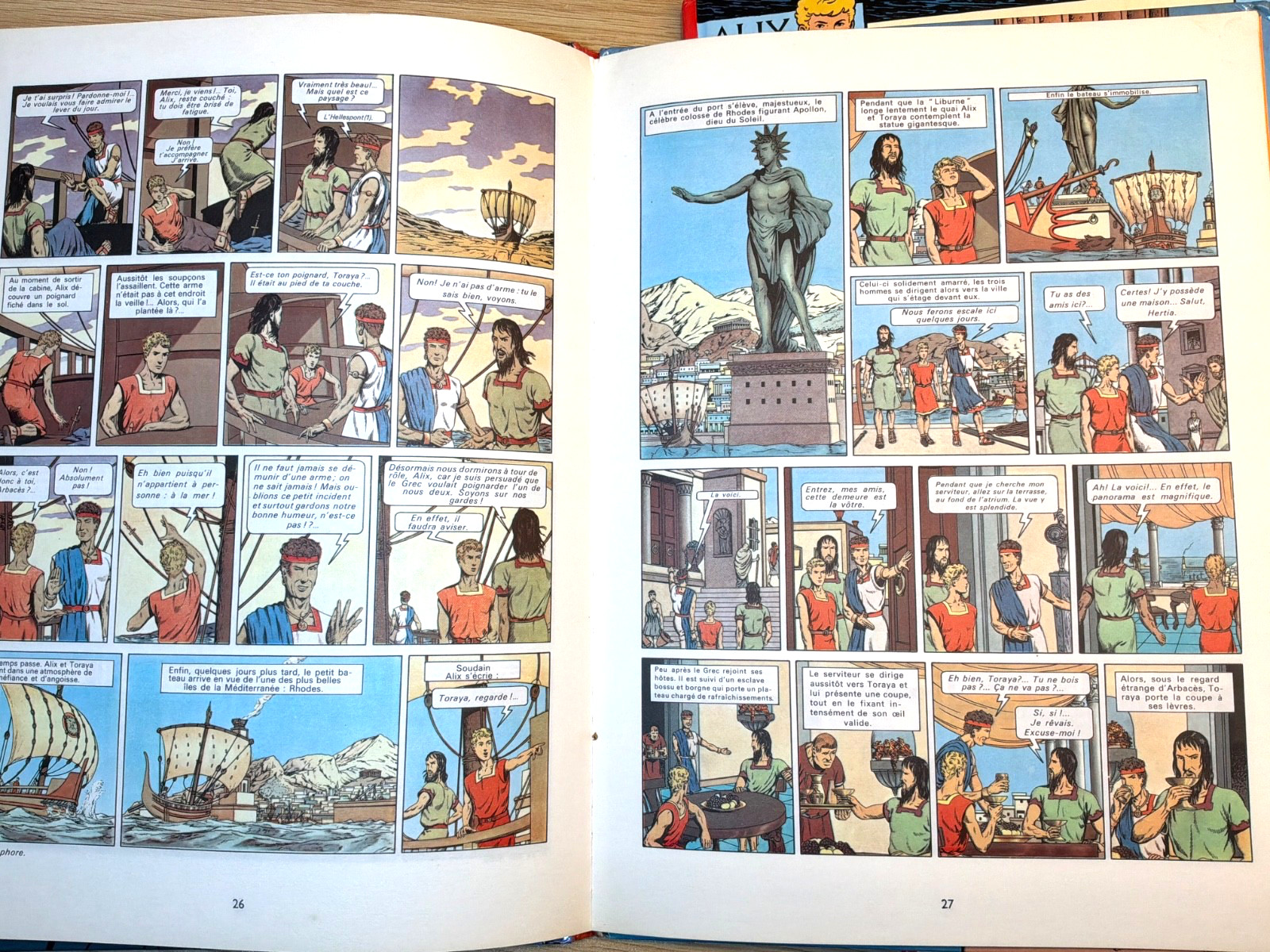 Les Aventures d’Alix bande dessinée 9-Volume Lot French Hardcover Vintage