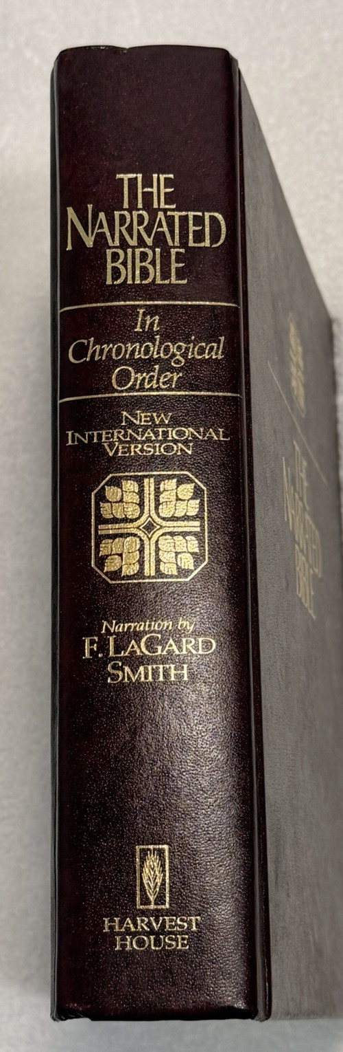 Narrated Bible in Chronological Order by F. LaGard Smith copy write 1984 HC