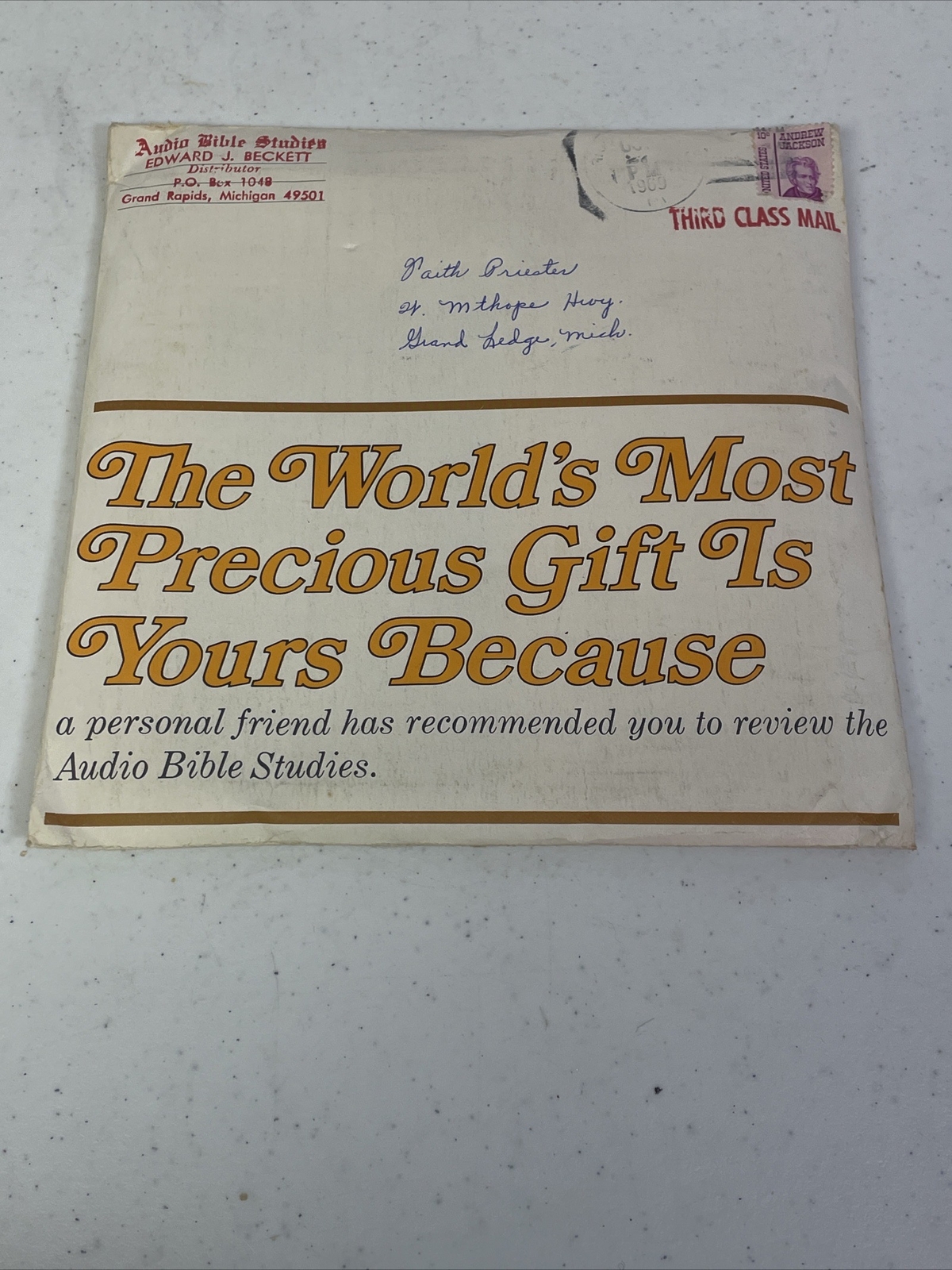 Bible Study Library Audio Edward Beckett Mystery Package Sealed Unknow Contents