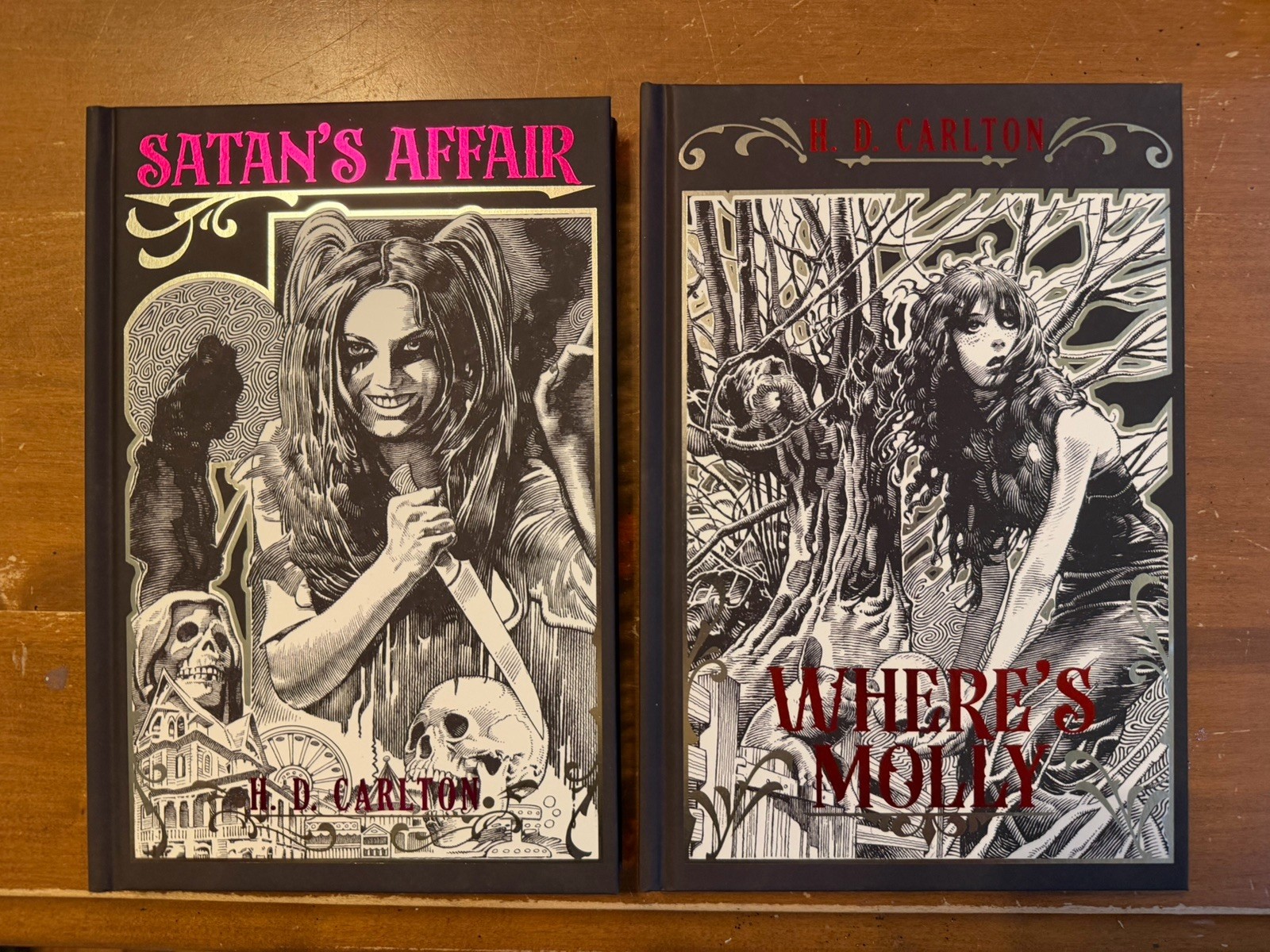 UNSIGNED Mystic Box – HD Carlton – Where’s Molly and Satan’s Affair – Book NEW