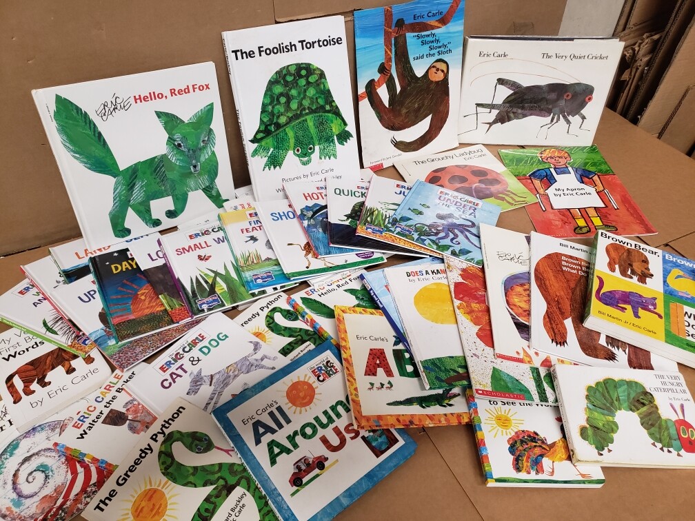 Lot of 10 Eric Carle Picture/Board Books for Children’s Kid Toddler *Random Mix*