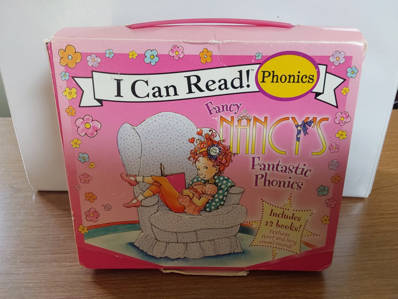 Fancy Nancy I Can Read Phonics Kids Books Lot 12 Carry Case Sight Words Vowels