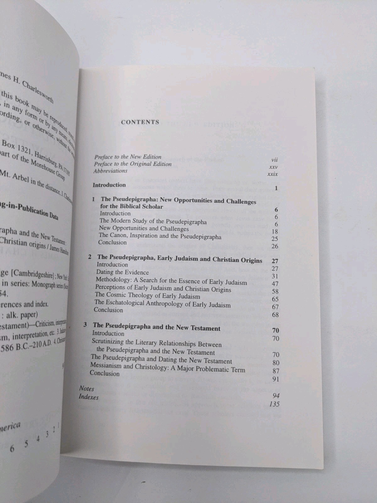 The Old Testament Pseudepigrapha New Testament Prolegomena Study Christian
