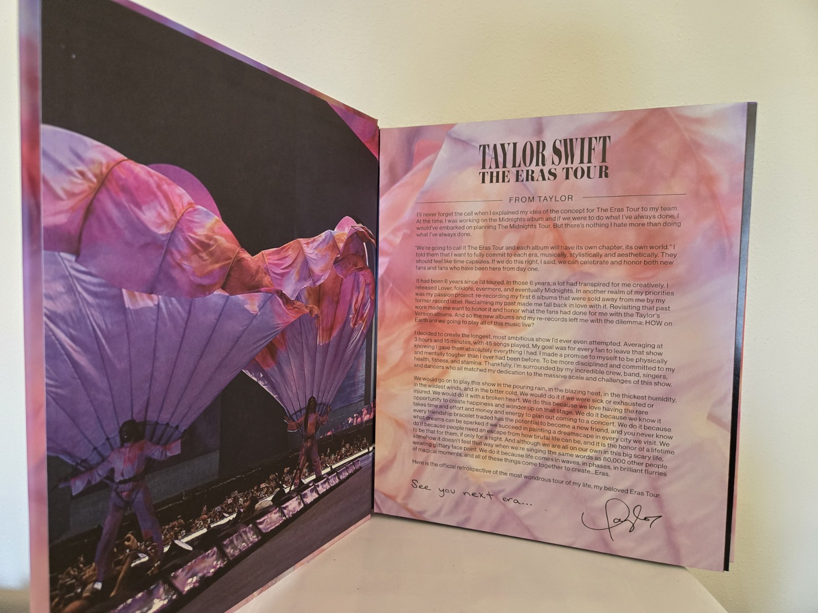 Official Taylor Swift The Eras Tour Book – Hardcover – Exclusive Edition
