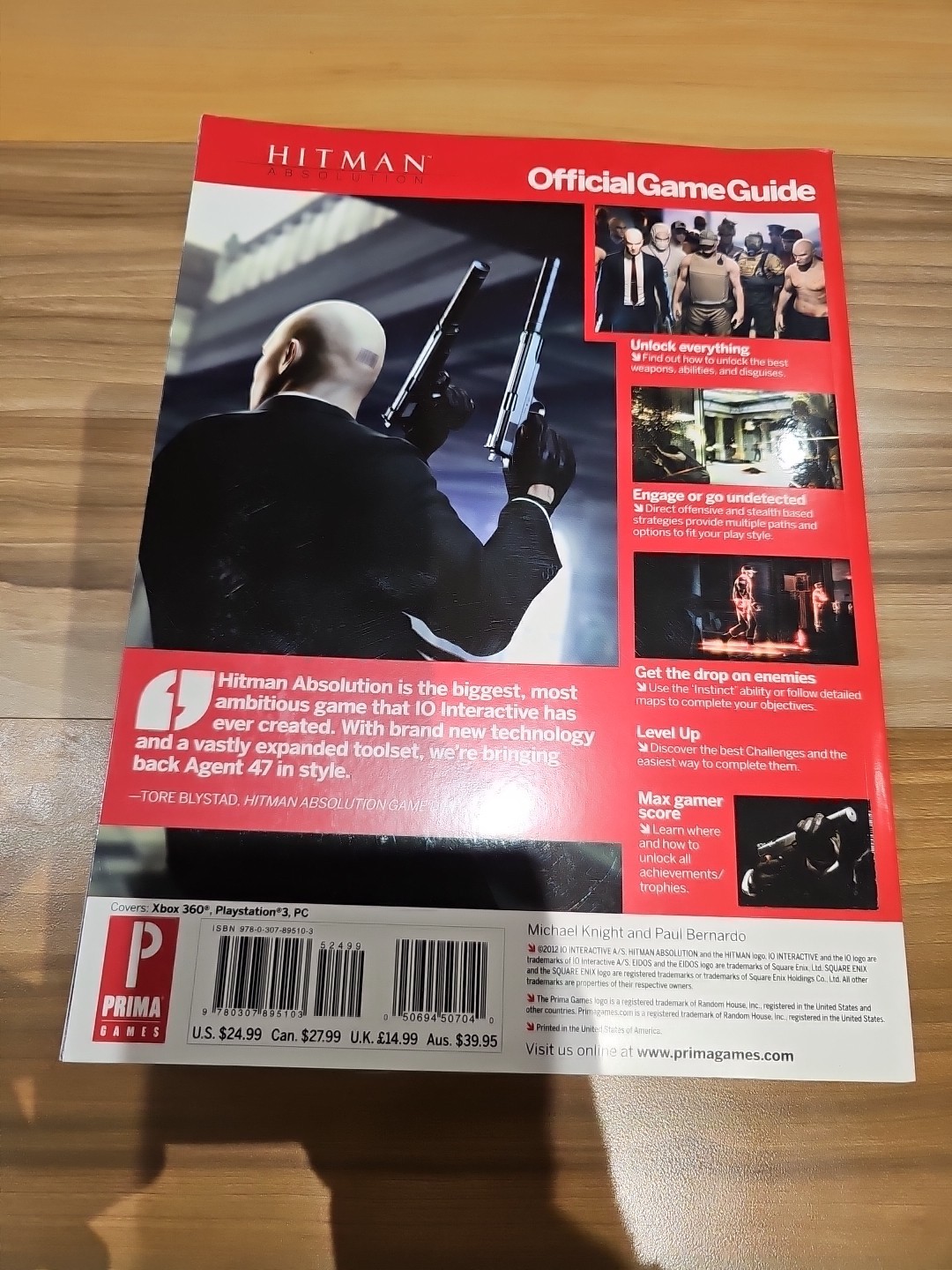 Hitman: Absolution: Prima Official Game Guide – Square Enix – Paperback – Good