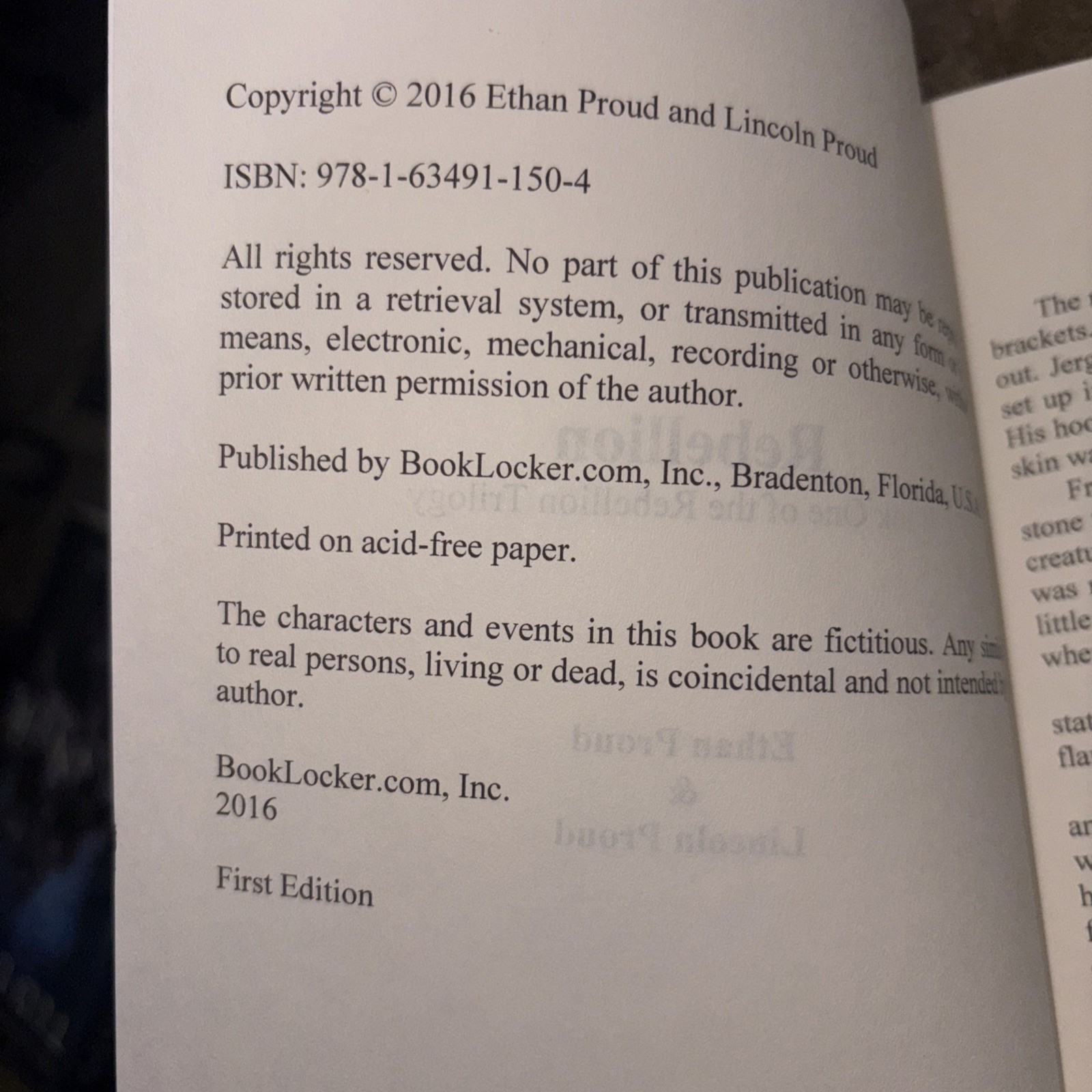 REBELLION: Book One of the Rebellion Trilogy