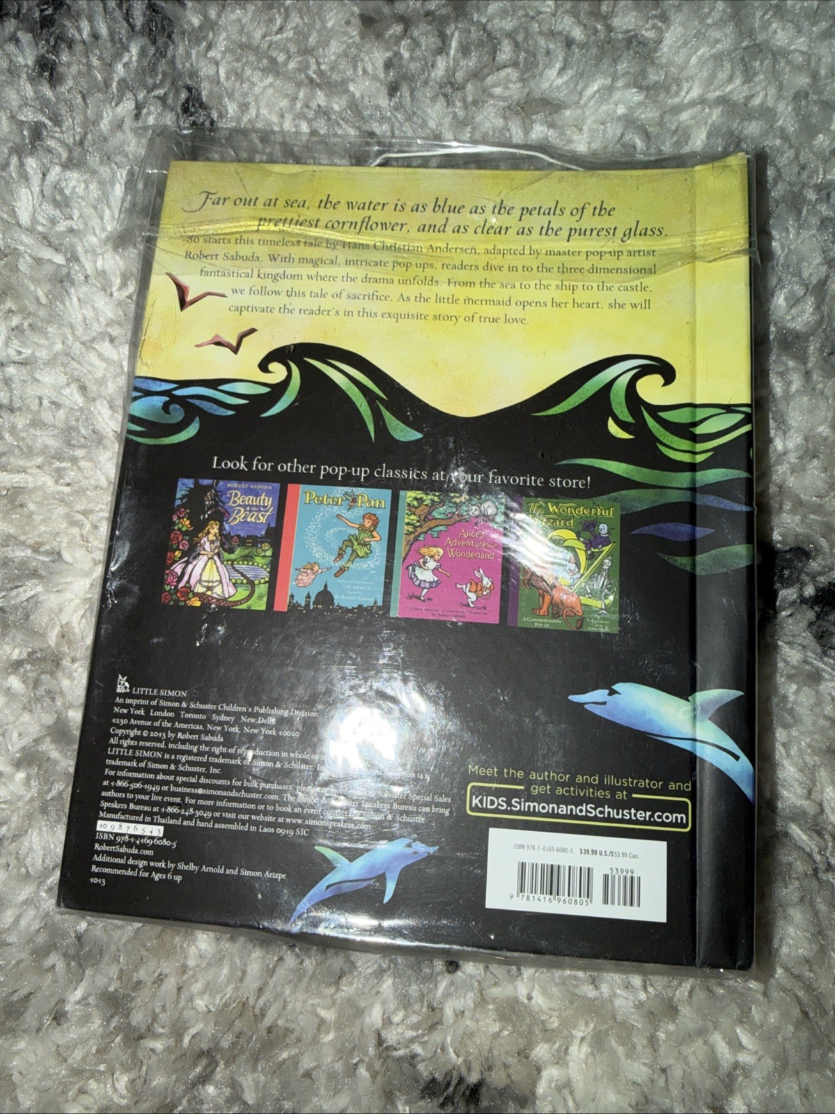 The Little Mermaid (Pop-Up Classics), Sabuda, Robert, Brand New Sealed