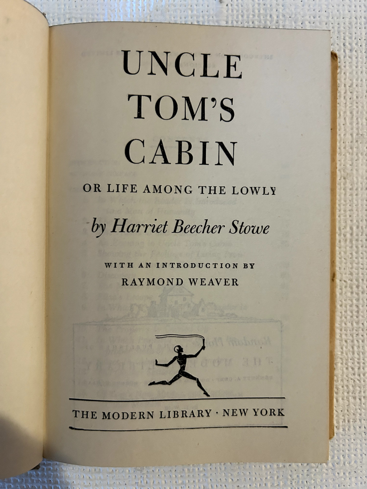 Uncle Tom’s Cabin-Harriet Beecher Stowe-1938 Modern Library Limited Editions 261