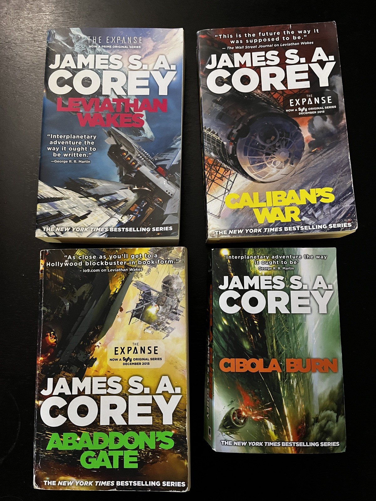 The Expanse Series Book Lot – James S. A. Corey – Books #1- 4