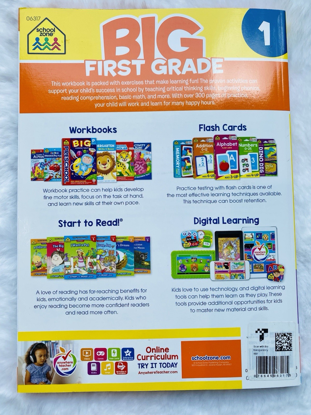 Big First Grade by School Zone Publishing Company Staff (2019, Trade Paperback)