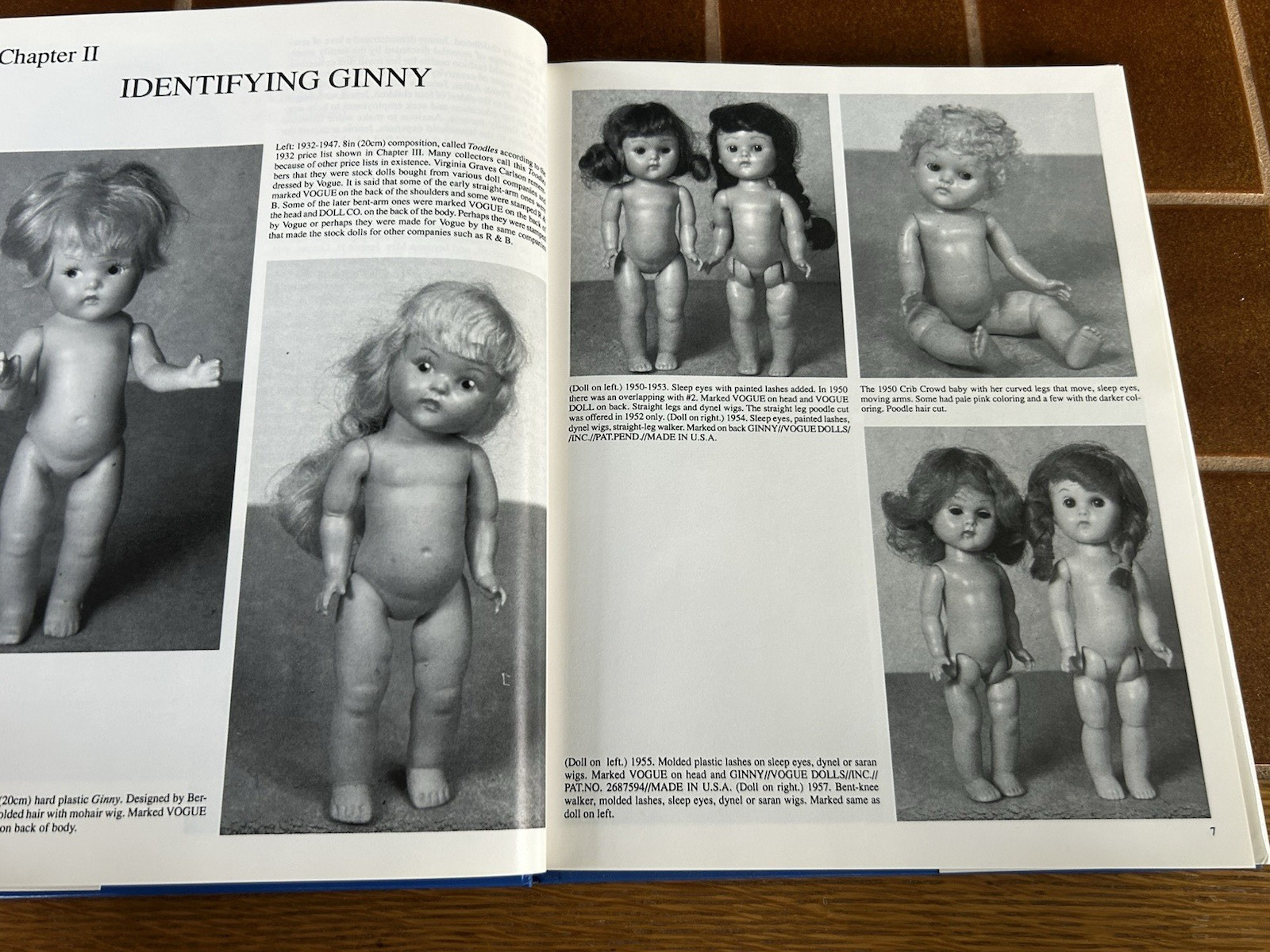 Ginny Doll Encyclopedia HC DJ Sue Nettleingham Roberts Dorothy Bunker LN EUC