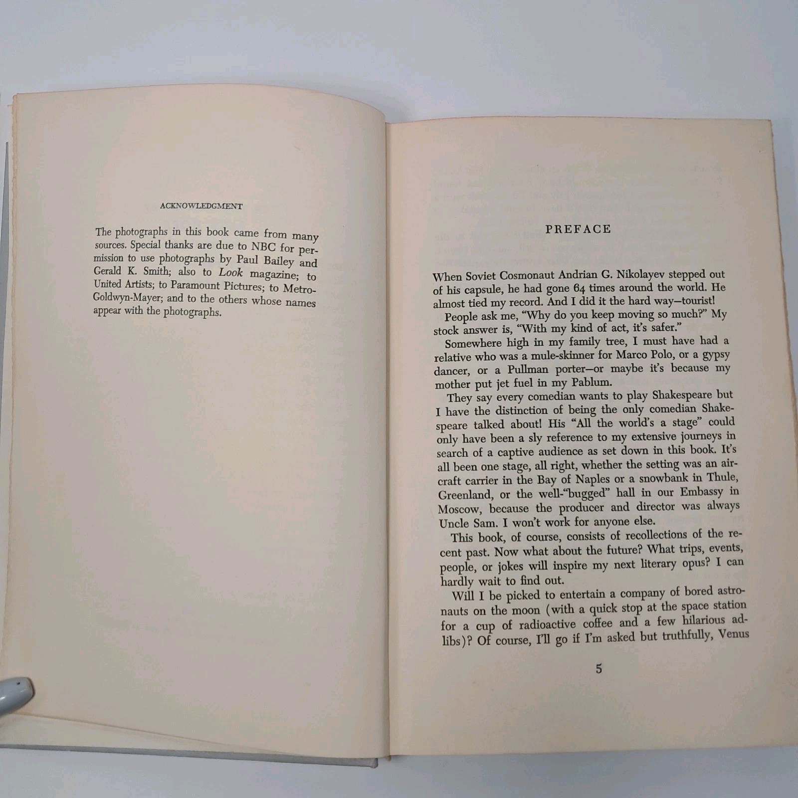 1963 BOB HOPE I Owe Russia $1200 1st Edition Hardcover Book W/ Dust Jacket Vtg