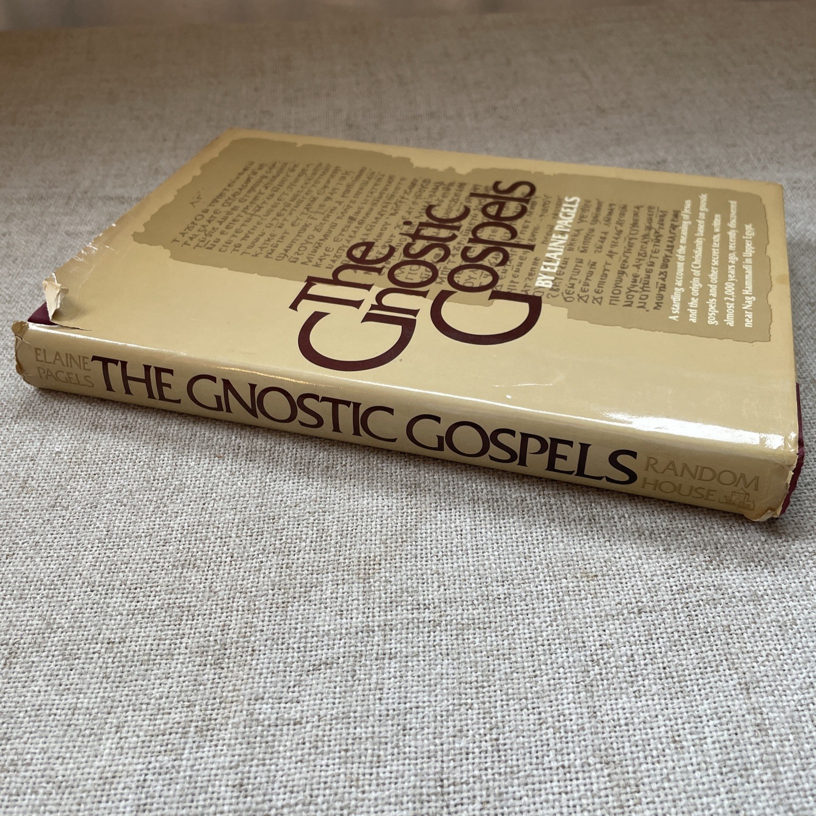 The Gnostic Gospels by Elaine Pagels 1979 HC DJ First Edition