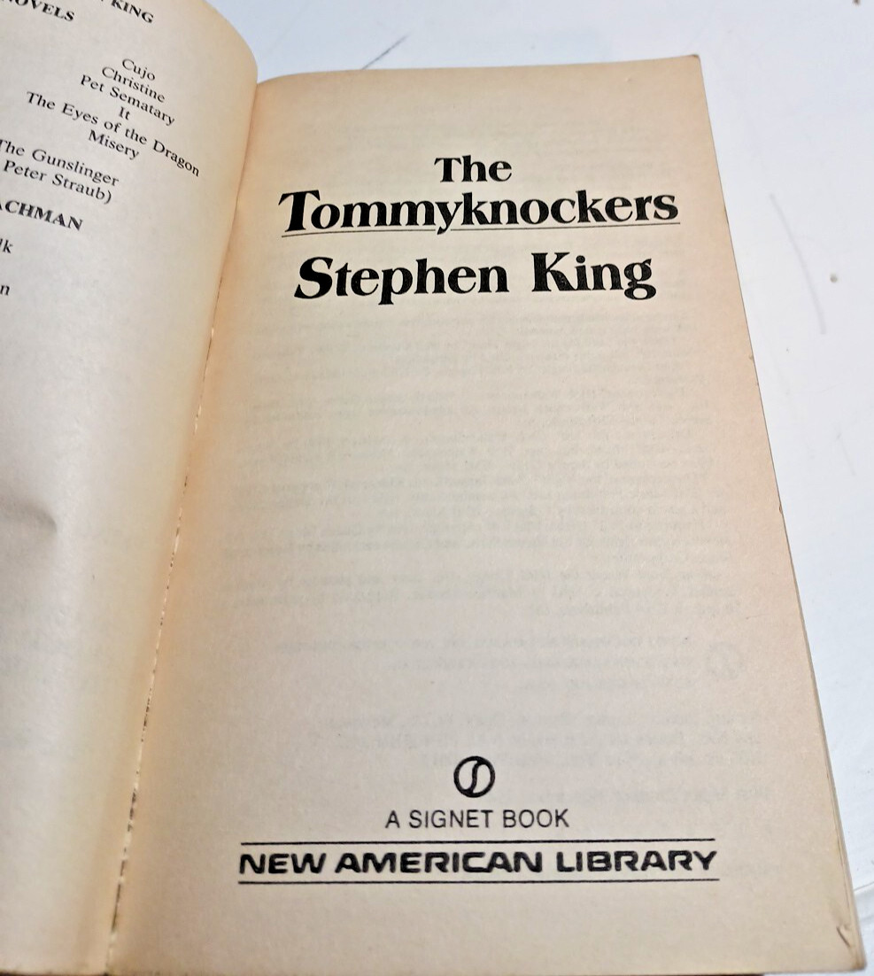 Stephen King Early Lot 3 1st Signet Ed. Salem’s Lot, Dead Zone, Tommyknockers