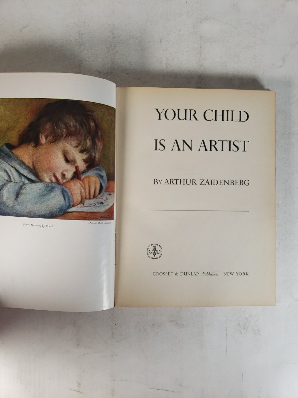 Your Child is an Artist by Arthur Zaidenberg (1949 – 1st Edition) Hardcover